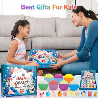 SurpriseHatch™ Bath Bombs – 6/12/18 Pack with Surprise for Kids