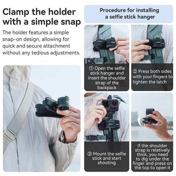 QuickGrip Selfie Stick Holster